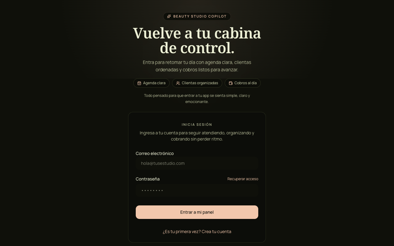Beauty Studio Copilot project screenshot